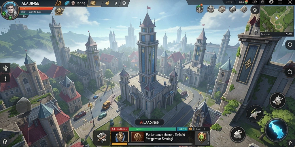 Tangkapan layar menampilkan momen intens dalam gameplay Tower Defense.