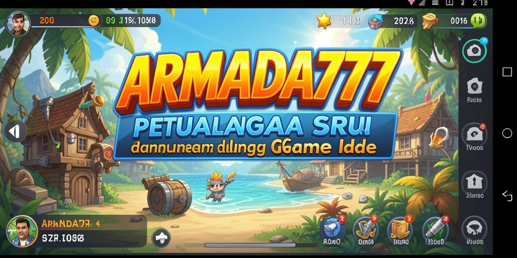 Screenshot ARMADA777 menampilkan gameplay seru dalam pengelolaan armada.