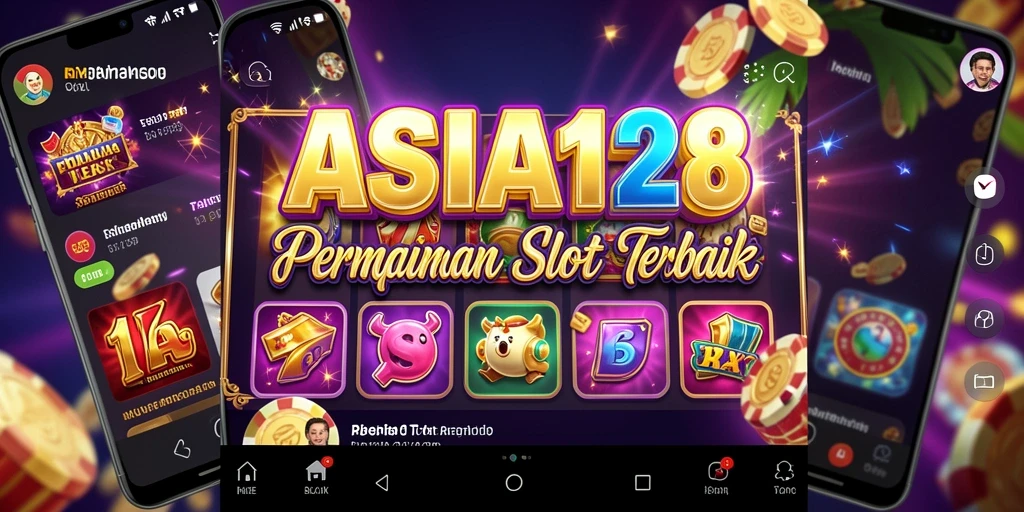 Tampilan gameplay Slot ASIA128 yang penuh warna dan menarik.