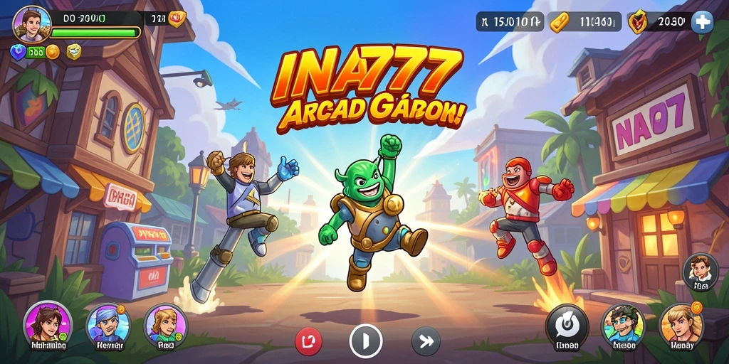 Tampilan gameplay seru dan penuh warna dari INA777.