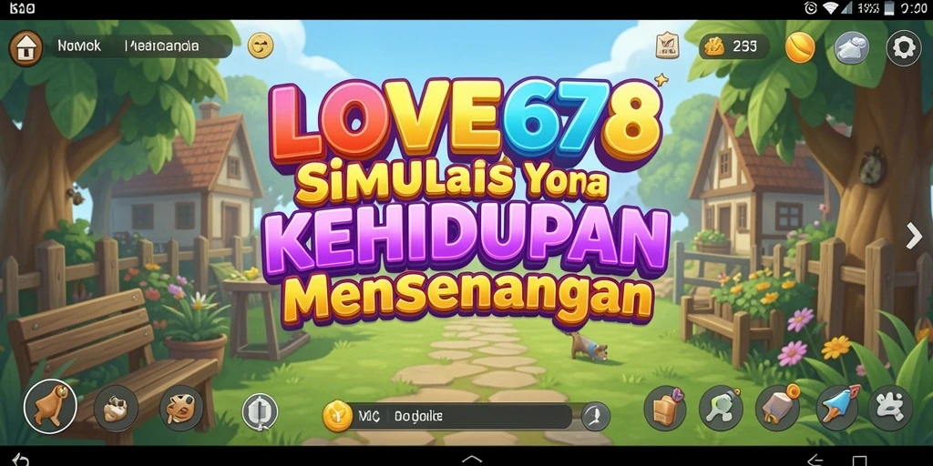 Screenshot dari gameplay <strong>LOVE678</strong> yang menunjukkan interaksi karakter dan lingkungan.