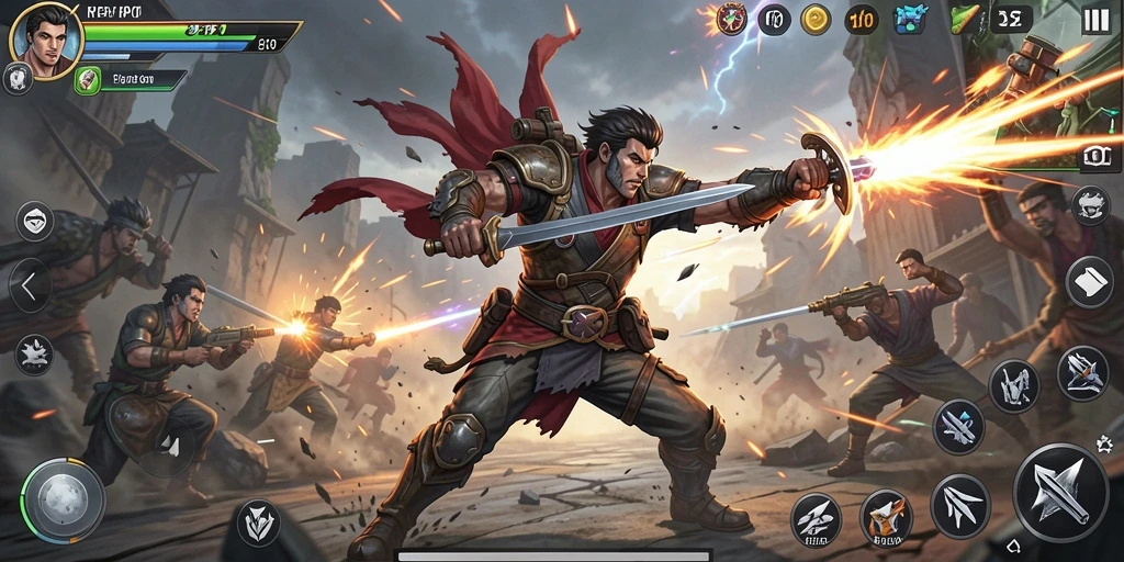 Tampilan gameplay RVIP1 yang penuh aksi dan seru.