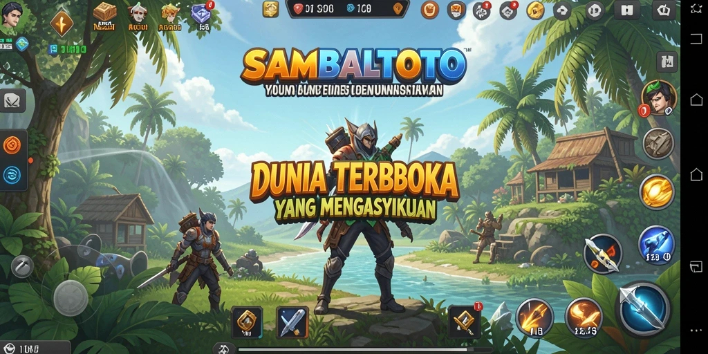 Tampilan gameplay SAMBALTOTO yang menakjubkan di dunia terbuka.